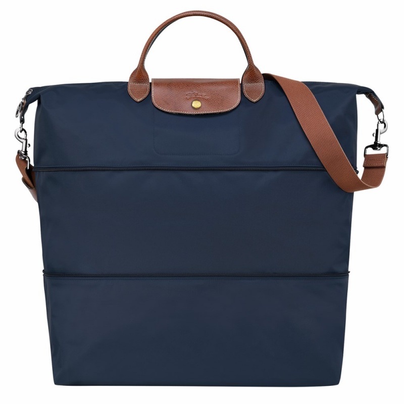 Navy Longchamp Le Pliage Original Men's Travel Bags